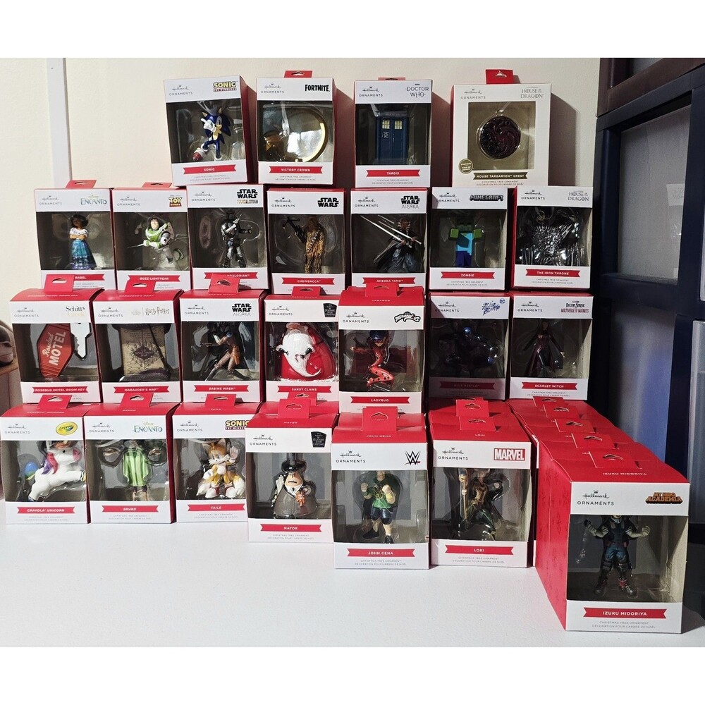 52 New Hallmark Ornaments